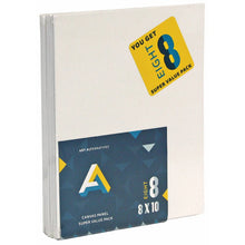 將圖片載入圖庫檢視器 Canvas Panel Super Value Packs, 8" x 10" 8/Pkg
