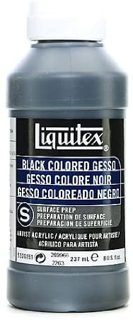 Liquitex Gesso - Black 8 oz.