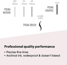 將圖片載入圖庫檢視器 Pigma Manga-Comic Pro Sketching & Inking Sets, 6-Piece Set