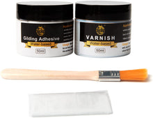 將圖片載入圖庫檢視器 Pegamento de hoja de oro a base de agua de resina epoxi de 100 ml y barniz