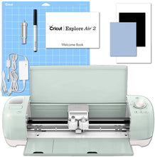 Load image into Gallery viewer, Cricut Explore Air 2 Machine Bundle Iron On Vinyl Pack Tools Pen Design Guide - Mint