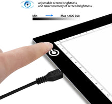 將圖片載入圖庫檢視器 LITENERGY Caja de luz LED de trazado A4 portátil