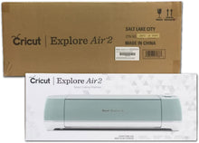Load image into Gallery viewer, Cricut Explore Air 2 Machine Bundle Iron On Vinyl Pack Tools Pen Design Guide - Mint