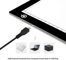 將圖片載入圖庫檢視器 LITENERGY Caja de luz LED de trazado A4 portátil