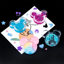 將圖片載入圖庫檢視器 Paquete de 2 moldes de resina con forma de lazo de cabeza de ratón