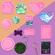 將圖片載入圖庫檢視器 7 moldes de resina para llaveros - AFUNTA