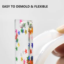 將圖片載入圖庫檢視器 Paquete de 3 moldes de resina para marcadores con 9 piezas de borlas de seda coloridas hechas a mano