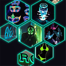 將圖片載入圖庫檢視器 Polvo de pigmento que brilla en la oscuridad, 12 colores, tinte de resina epoxi