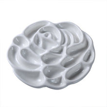 Cargar imagen en el visor de la galería, Paleta de pintura de acuarela de porcelana diseño de rosa - MEEDEN