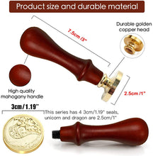 將圖片載入圖庫檢視器 KOKAY - Wax Seal Stamp Set, 6 Pieces(Animal Series)