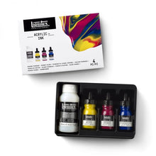 Cargar imagen en el visor de la galería, Liquitex - Juego de tintas acrílicas - Técnica de vertido (pouring) Primary colors