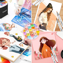 Cargar imagen en el visor de la galería, Caliart - Marcadores de alcohol para artistas de 51 colores