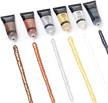 Cargar imagen en el visor de la galería, Liquitex BASICS pintura acrílica de 6 tubos, 22 ml, metalizado e iridiscente