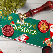 Carregar imagem no visualizador da galeria, KOKAY - Wax Seal Stamp Set, 6 Pieces(Christmas)