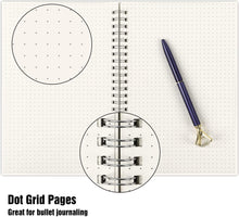 Carregar imagem no visualizador da galeria, EOOUT - Cuaderno de espiral de lunares, tamaño A5