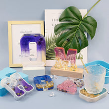 將圖片載入圖庫檢視器 Moldes de letras grandes para resina, 6 pulgadas de silicona 3D mayúscula