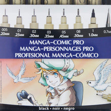 將圖片載入圖庫檢視器 Sakura Pigma Manga-Comic Pro Set of 8