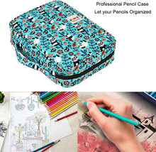 Cargar imagen en el visor de la galería, BTSKY Estuche de lápices de colores - Panda azul