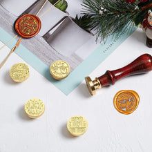 Cargar imagen en el visor de la galería, KOKAY - Wax Seal Stamp Set, 6 Pieces(Blessing Phrases Series)