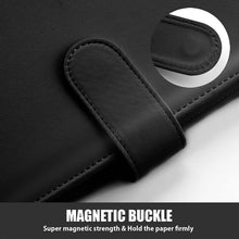 將圖片載入圖庫檢視器 Carpeta de cuaderno Sooez A5, planificador de 6 anillos con diseño elegante