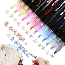 將圖片載入圖庫檢視器 Outline markers 12 colores