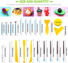 將圖片載入圖庫檢視器 Keadic Kit de herramientas de arcilla polimérica, 22 piezas