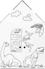Carregar imagem no visualizador da galeria, Easy Playhouse Dinosaur House - Casa de cartón para pintar