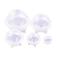 將圖片載入圖庫檢視器 5 Size Silicone Round Ball Silicone Resin Mold Pendant