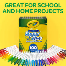 Carregar imagem no visualizador da galeria, Crayola Super Tips 100-Count Assorted Color Washable Markers