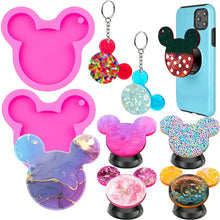 將圖片載入圖庫檢視器 Mity rain 2 moldes de silicona para agarre de teléfono