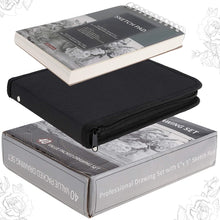 將圖片載入圖庫檢視器 Juego de 40 lápices de dibujo y bocetos