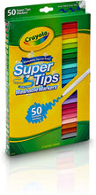 Cargar imagen en el visor de la galería, Crayola Super Tips 50-Count Assorted Color Washable Markers