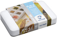 Cargar imagen en el visor de la galería, Van Gogh Watercolor Pocket Box Sets, 12-Pan Shades of Nature Set