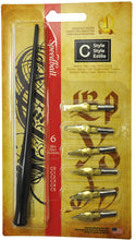 Carregar imagem no visualizador da galeria, Speedball - C Style Pen Set, 7 Piece Dip Pen Set, Holders & NibsC Style Pen Set