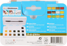 Cargar imagen en el visor de la galería, Van Gogh Watercolor Pocket Box Sets, 12-Pan Shades of Nature Set