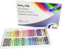 將圖片載入圖庫檢視器 Pentel Art Oil Pastels 50 color set