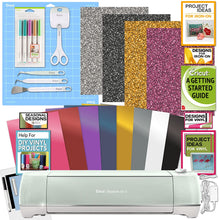 Load image into Gallery viewer, Cricut Explore Air 2 Machine Bundle Iron On Vinyl Pack Tools Pen Design Guide - Mint
