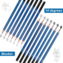 將圖片載入圖庫檢視器 Juego de 40 lápices de dibujo y bocetos