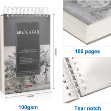 將圖片載入圖庫檢視器 Juego de 40 lápices de dibujo y bocetos