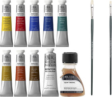 將圖片載入圖庫檢視器 Set de estudio de pintura al óleo Winsor & Newton Winton