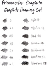 將圖片載入圖庫檢視器 Prismacolor Graphite Drawing Set, 18 Pieces