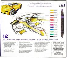 Cargar imagen en el visor de la galería, Prismacolor Premier Markers punta fina y cincel 12 unidades