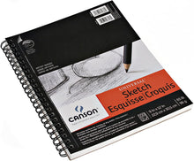 將圖片載入圖庫檢視器 Canson - Universal Heavy-Weight Sketch Pads, Side-Spiral, 9" x 12"