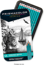 將圖片載入圖庫檢視器 Prismacolor Premier Turquoise, lápices de grafito de grado medio(1 paquete de 12)