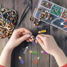 將圖片載入圖庫檢視器 Duufin 200 piezas llavero borlas de cuero