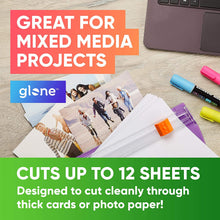 Cargar imagen en el visor de la galería, Glone Cortador de papel de 12 pulgadas, tamaño A4