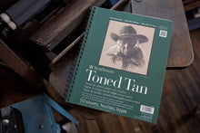 將圖片載入圖庫檢視器 Strathmore Tan Drawing 400 Series Toned Sketch Pad 9 x 12 in