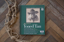 將圖片載入圖庫檢視器 Strathmore Tan Drawing 400 Series Toned Sketch Pad 9 x 12 in