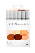 Cargar imagen en el visor de la galería, COPIC Sketch Marker Sets, 6-Color Set - Portrait Tones