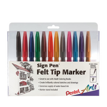 Load image into Gallery viewer, Pentel - Sing Pen, 12 colors